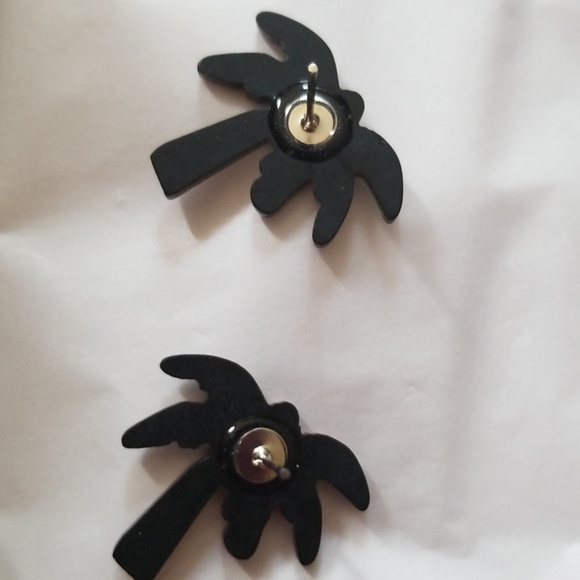 Palm tree earrings - Picture 2 of 2